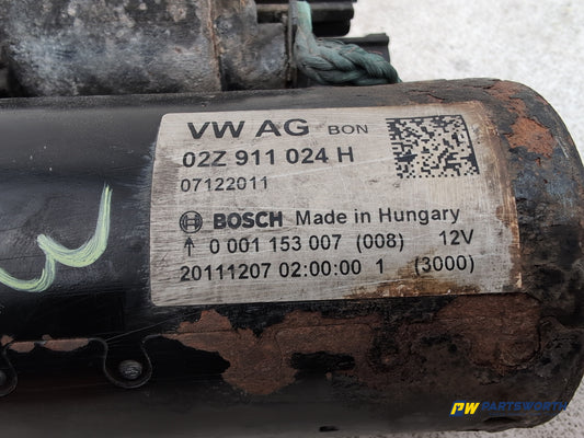 Audi Vw Skoda Seat 1.6l Diesel Starter Motor 02z911024h - photo 2