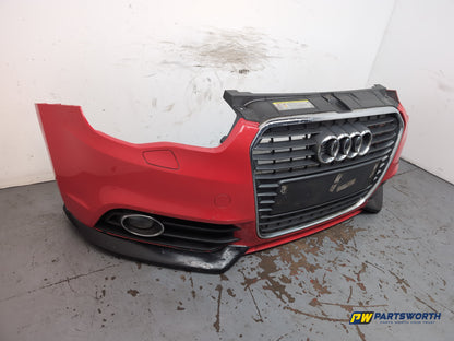 Audi A1 Contrast Edition Tdi Hatchback Front Bumper Red Lz3m 2010-2012 - photo 2