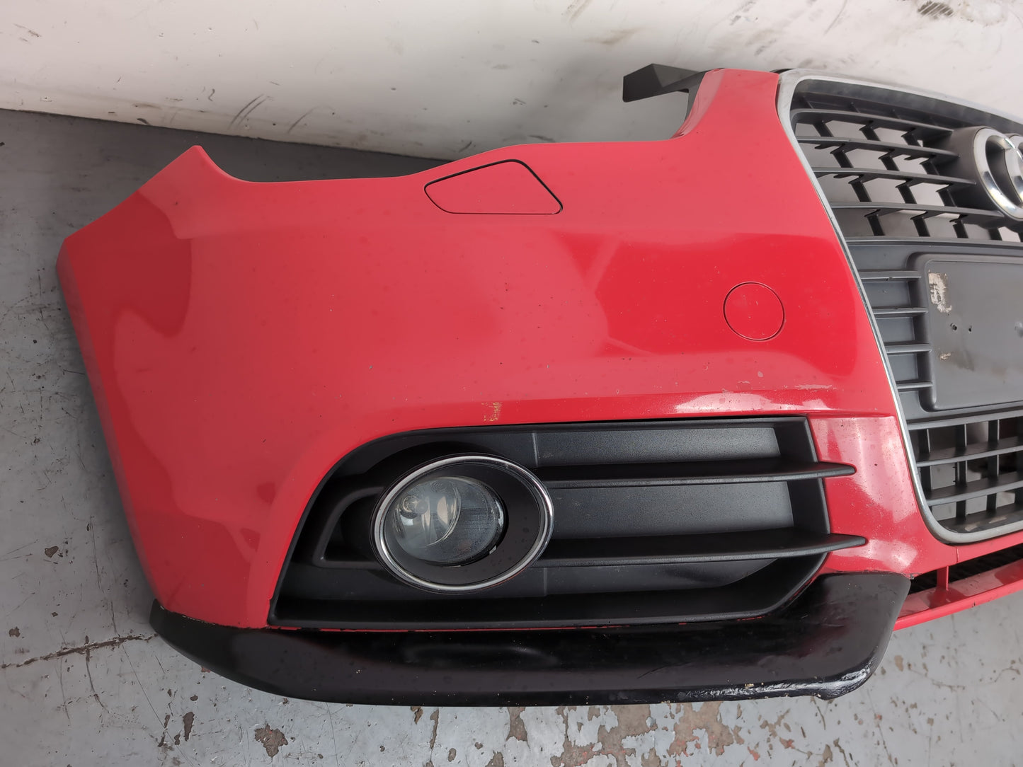 Audi A1 Contrast Edition Tdi Hatchback Front Bumper Red Lz3m 2010-2012 - photo 8