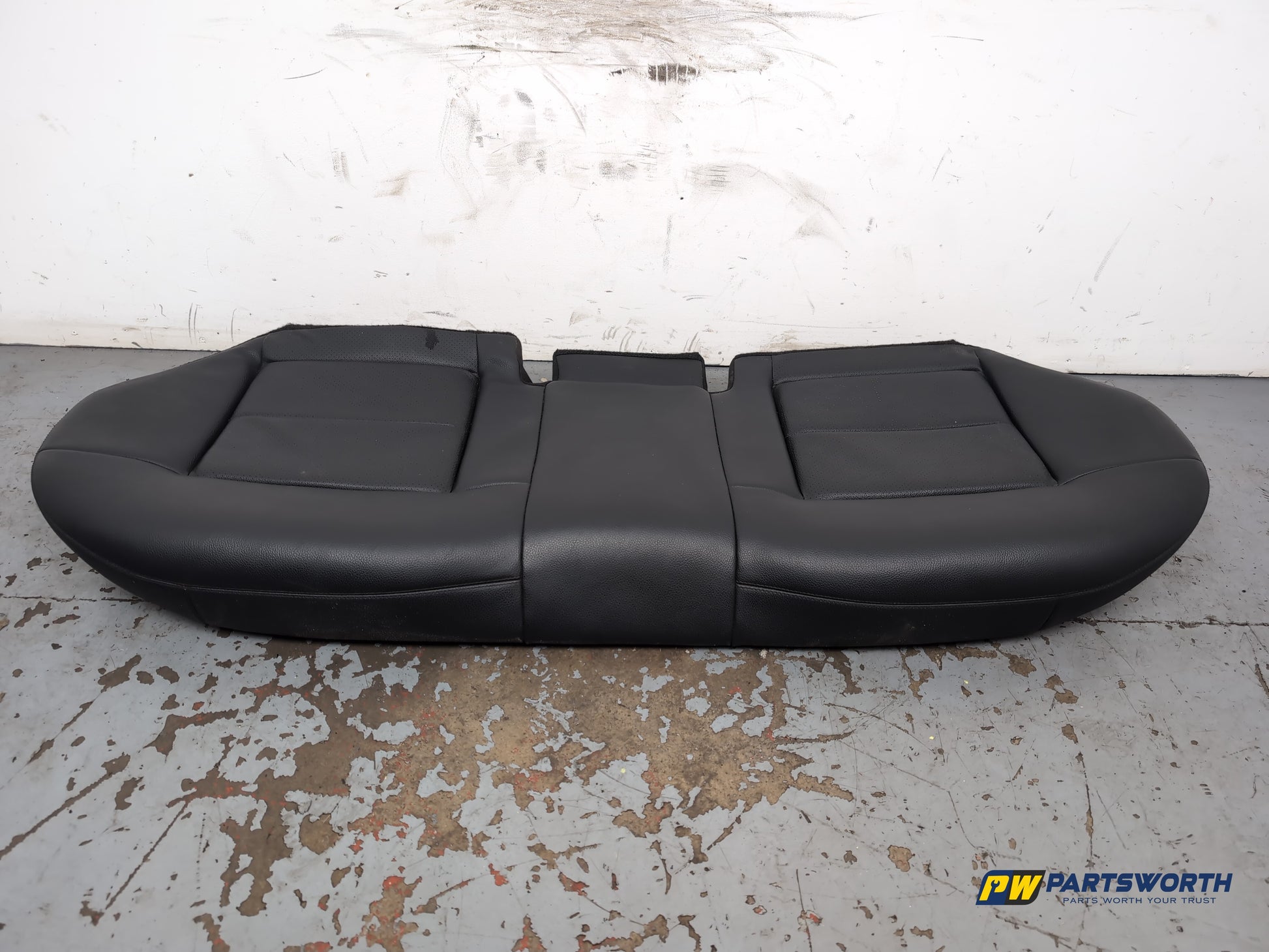 Mercedes-Benz E220 W212 E-Class Rear Bench Seat Black Leather 2009-2016 - photo 2