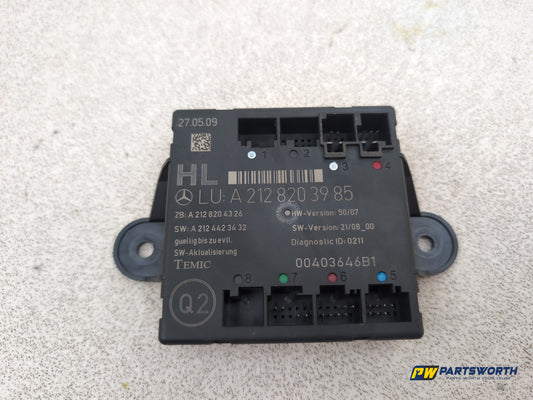 Mercedes-Benz E220 E-Class Door Control Module Unit Rear Left Side A2128203985 - photo 2