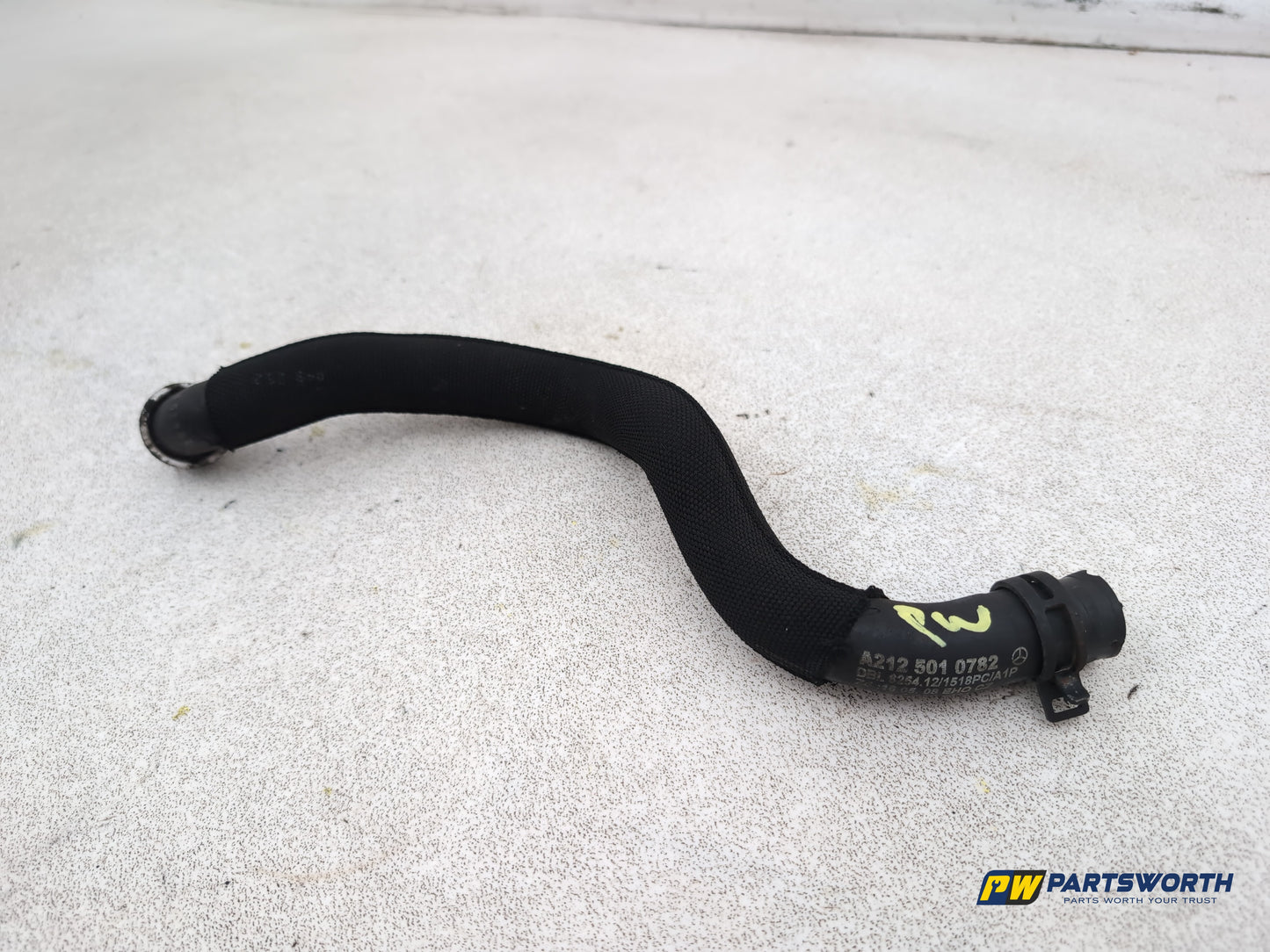 Mercedes-Benz E220 E-Class Blueef-Cy Coolant Hose Pipe A2125010782 2009-2016 - photo 2