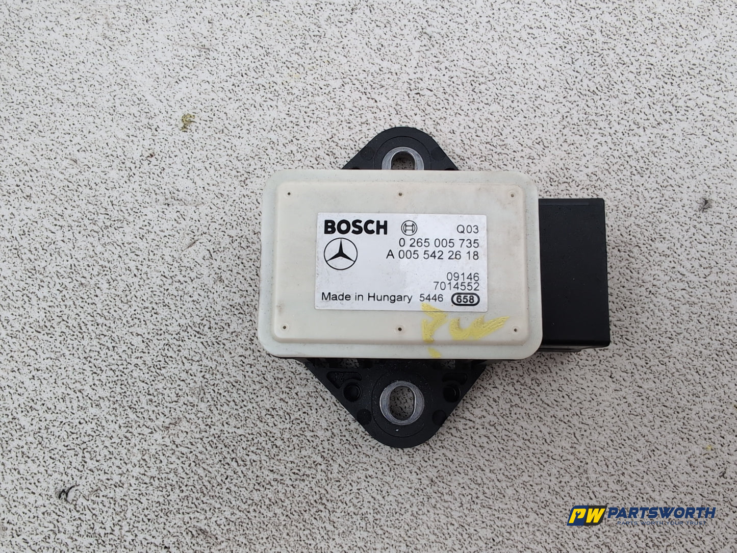 Mercedes-Benz E220 E-Class W212 Yaw Rate Sensor Module A0055422618 2009-2016 - photo 8