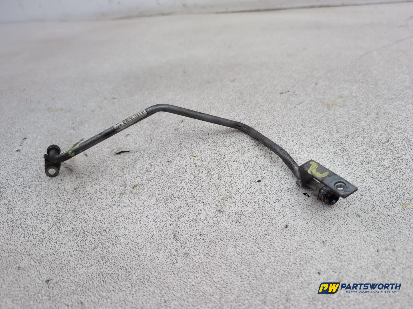 Mercedes-Benz E220 E-Class W212 Turbocharger Oil Pipe Line A6511800320 2009-2016 - photo 8
