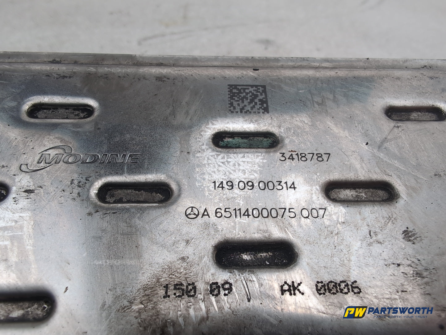 Mercedes-Benz E220 E-Class W212 Egr Cooler A6511400075 2009-2016 - photo 2