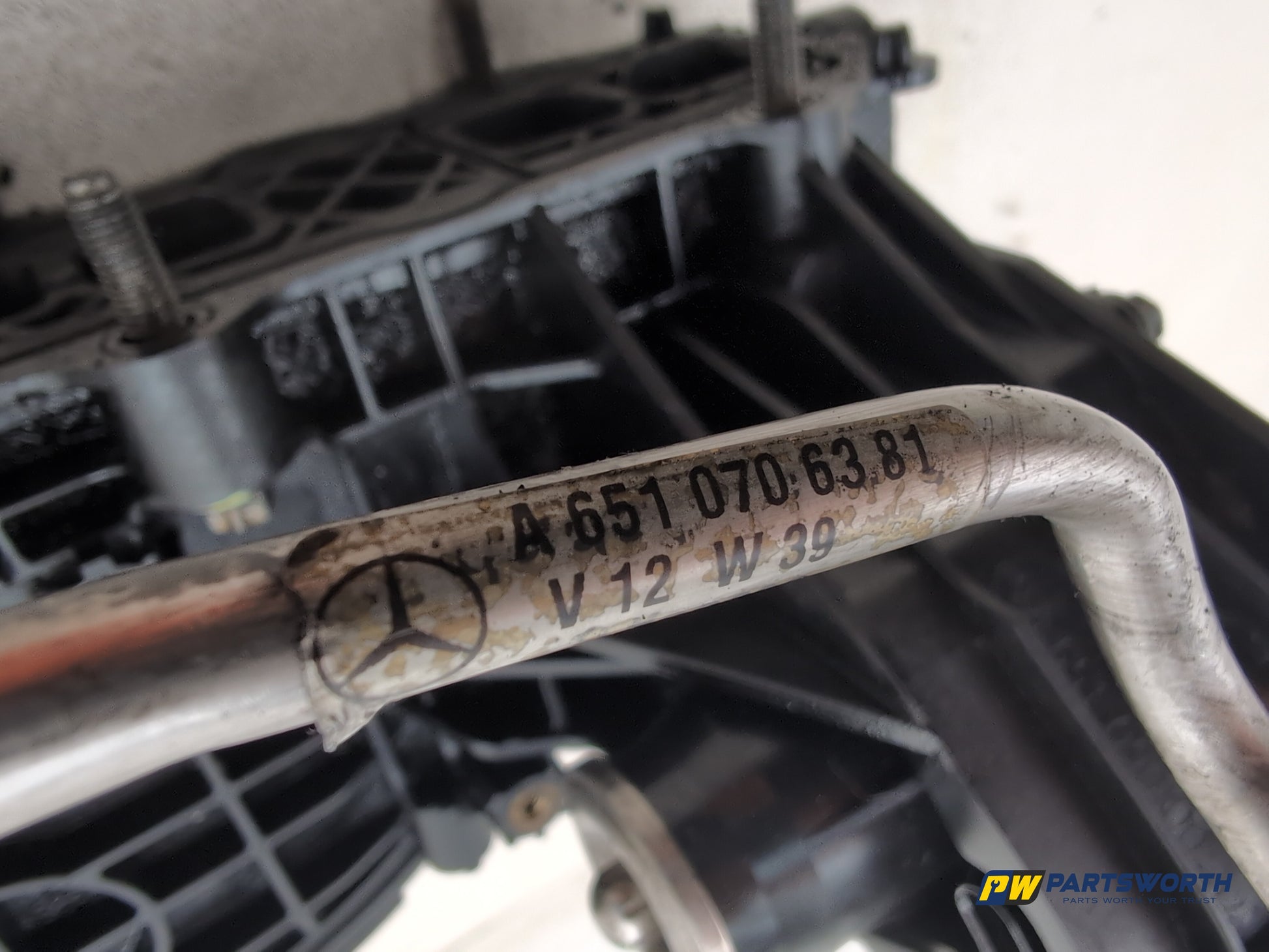 Mercedes-Benz E220 E-Class W212 Engine Inlet Manifold 2009-2016 - photo 8