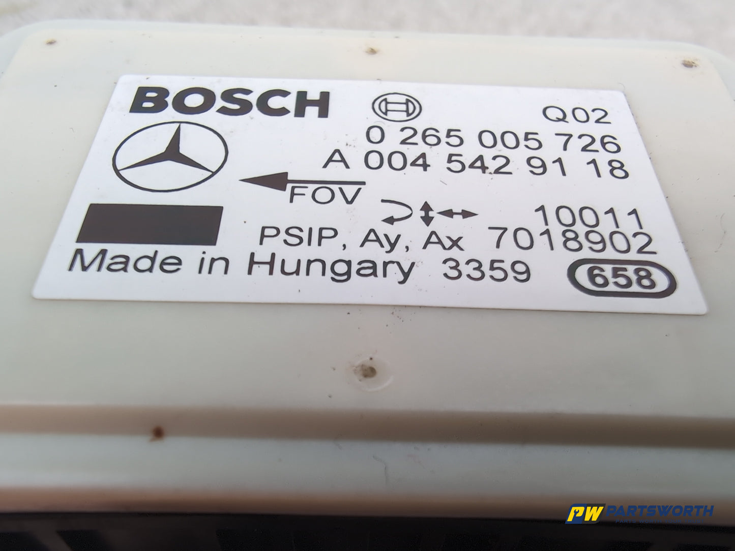 Mercedes-Benz B200 B-Class W245 Sport Yaw Rate Sensor Unit Module A0045429118 - photo 8