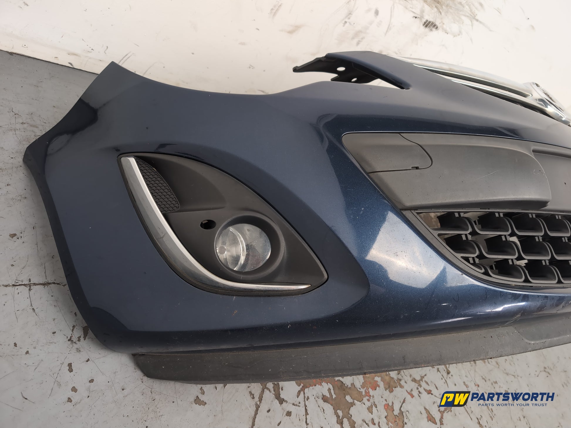 Vauxhall Corsa Se Hatchback Front Bumper Blue Z22a 2006-2011 - photo 8