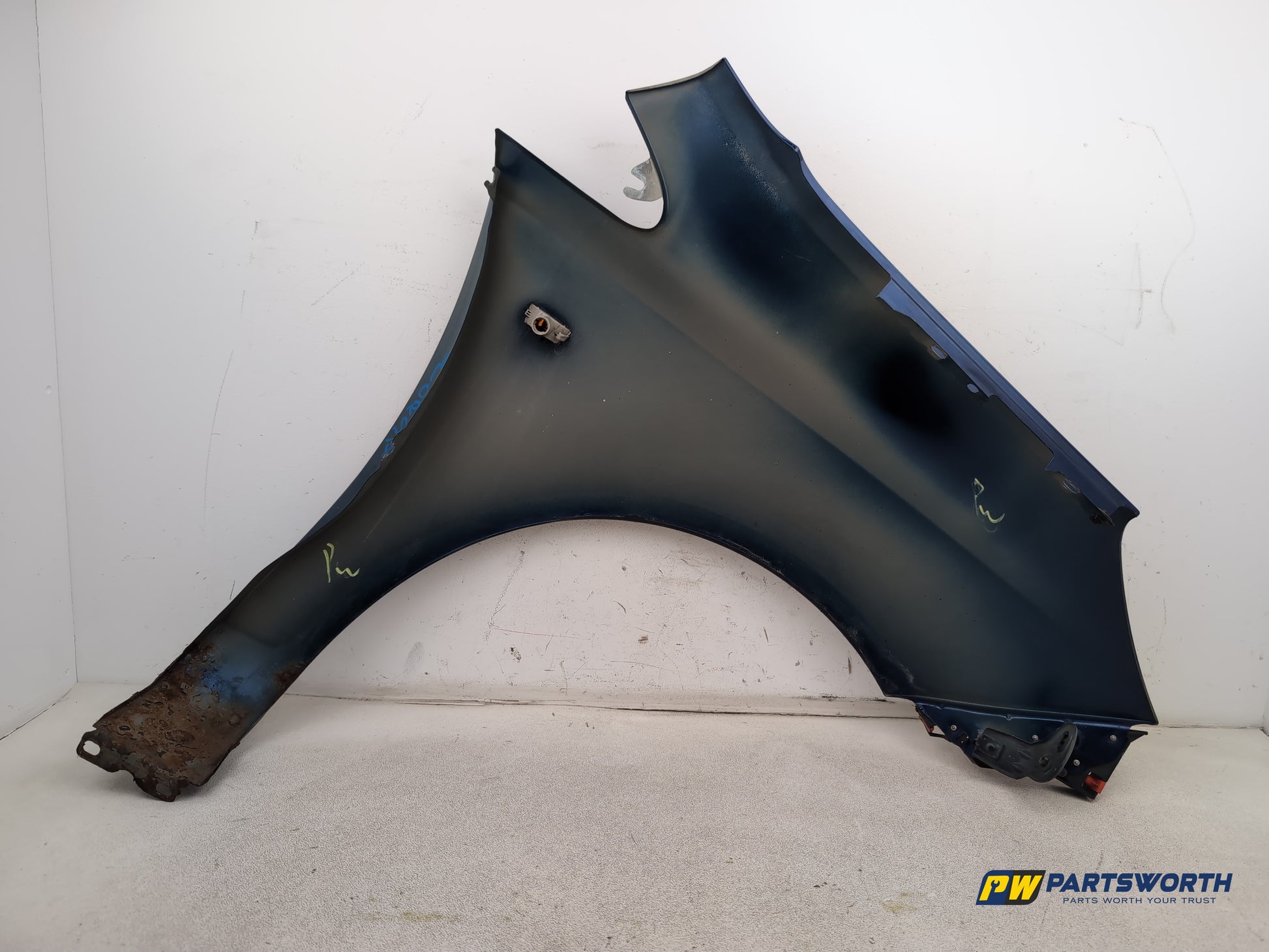 Vauxhall Corsa Se Hatchback Wing Front Lh Passenger Side Blue Z22a 2006-2011 - photo 8
