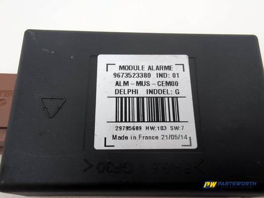 Peugeot 308 Allure Blue Hdi Alarm Control Ecu Module Unit 9673523380 2013-2021 - photo 2