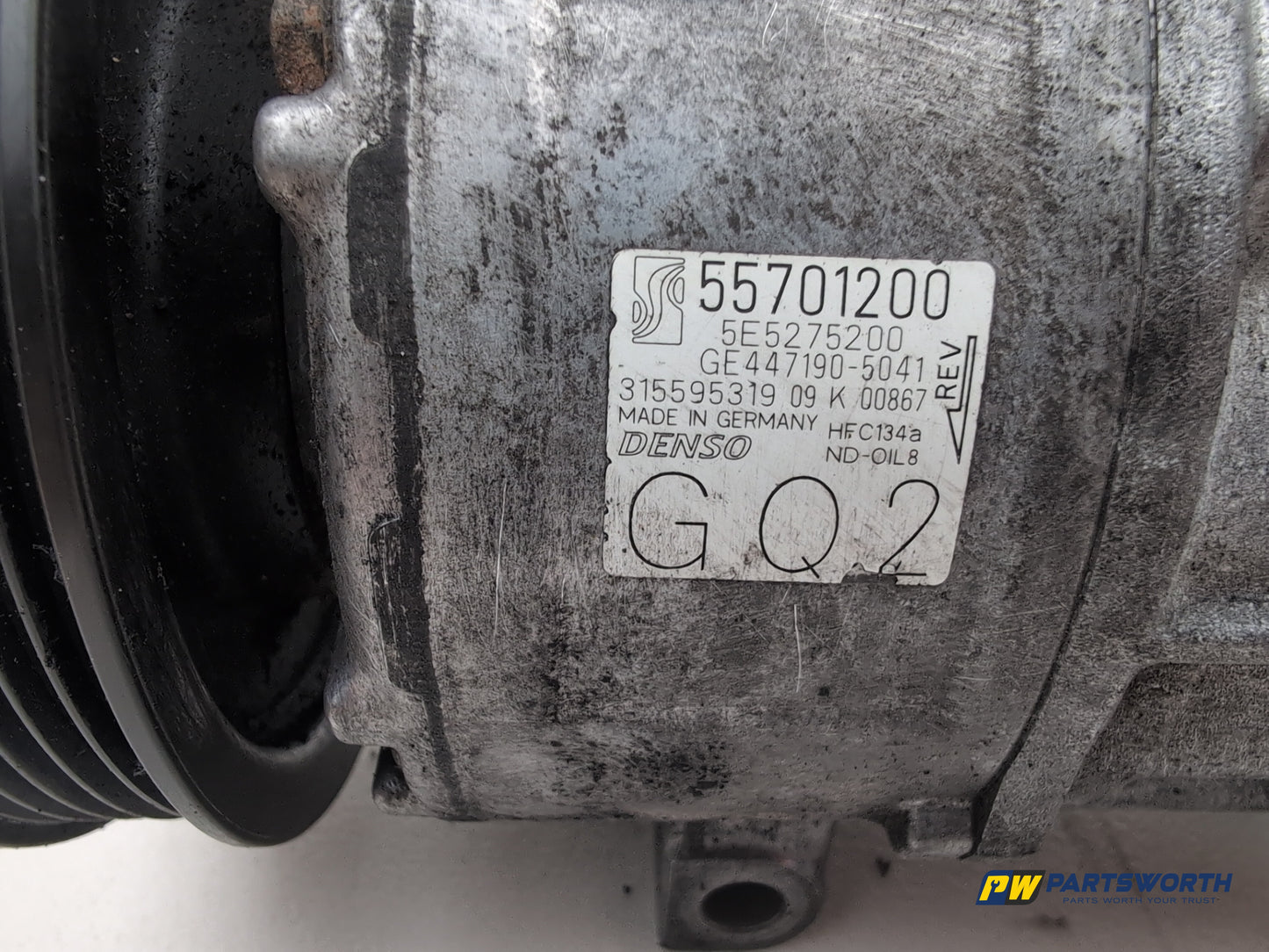 Vauxhall Corsa Se 1.2l Petrol Air Conditioning Compressor 55701200 2006-2014 - photo 2
