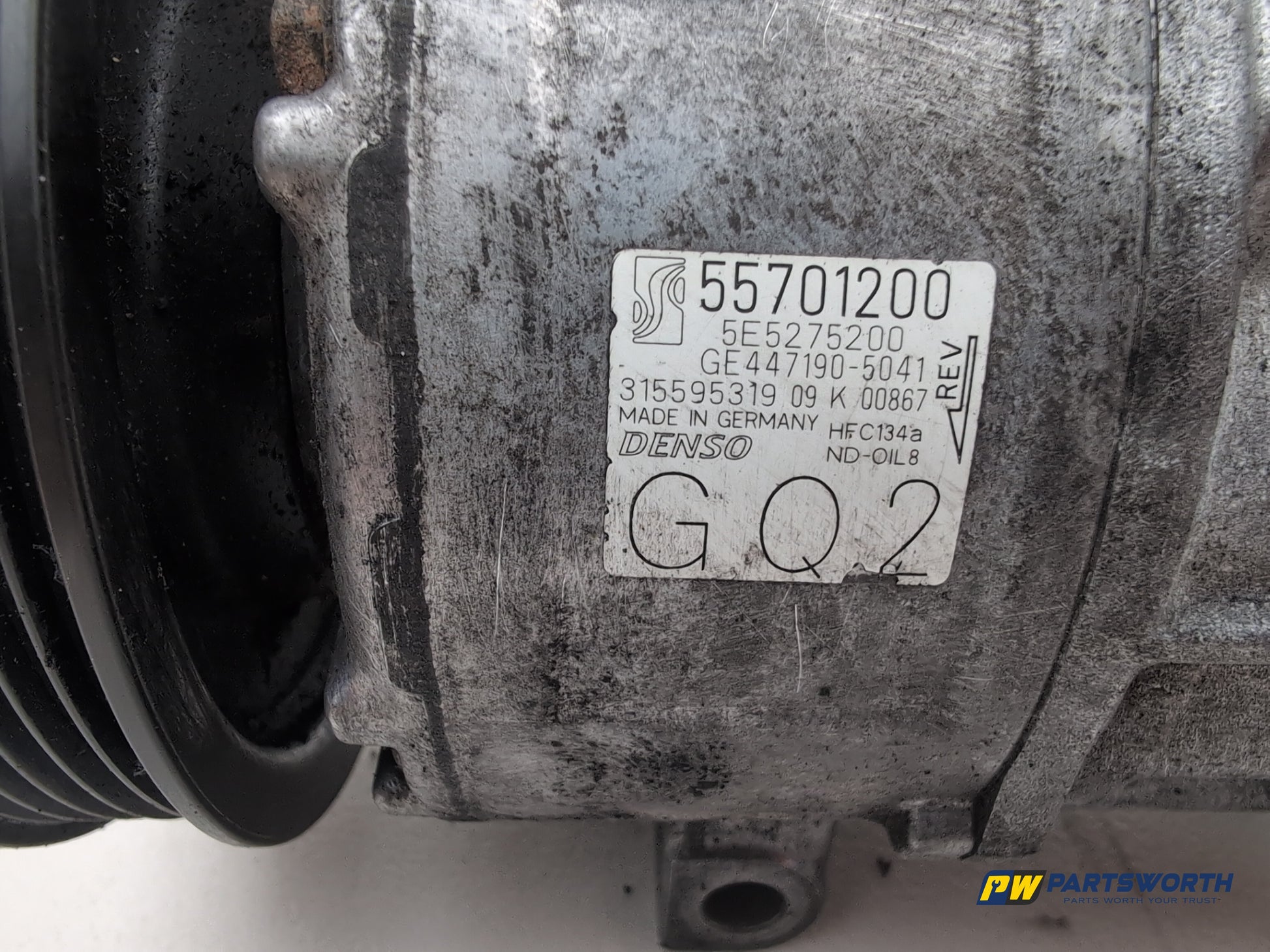 Vauxhall Corsa Se 1.2l Petrol Air Conditioning Compressor 55701200 2006-2014 - photo 2