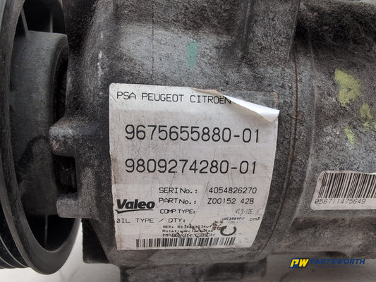 Peugeot 308 Allure Blue Hdi 1.6l Diesel Air Conditioning Compressor 9675655880 - photo 2
