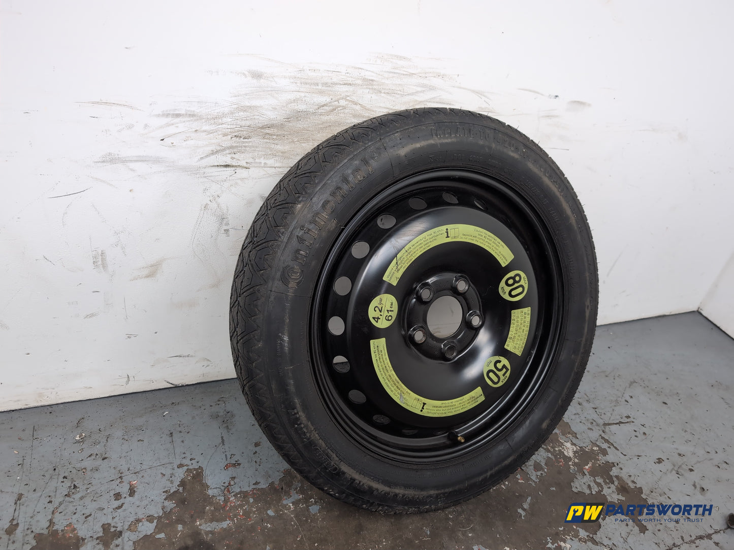 Mercedes-Benz E220 E-Class W212 Space Saver Wheel And Tool Kit 155/70 R17 - photo 2