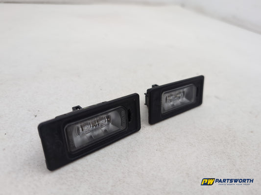 Audi A6 S Line Black Ed Rear Boot Tailgate Number Pate Light Lamp Pair 4c0943021 - photo 2