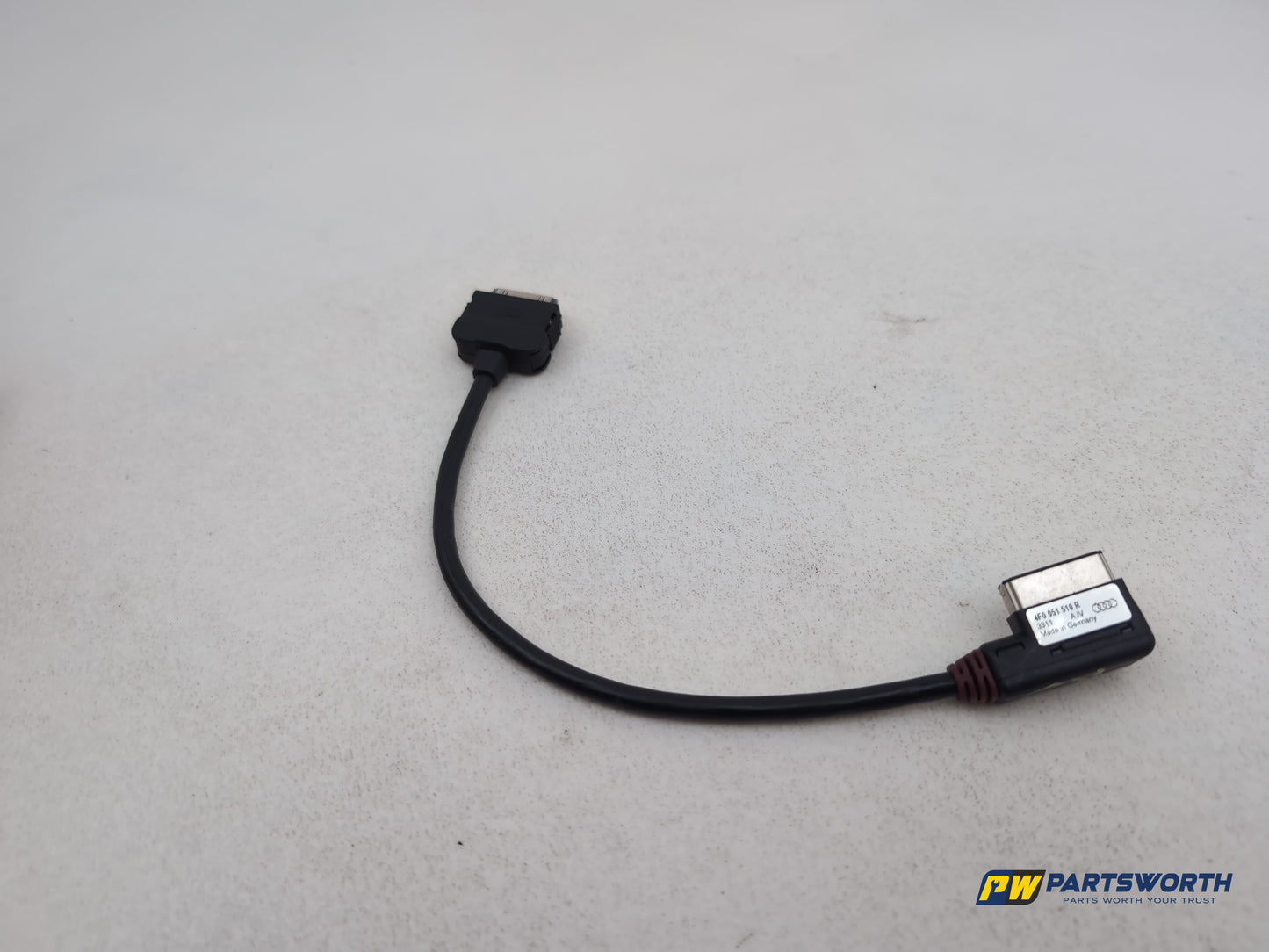 Audi A6 S Line Black Ed Tdi Quat Ipod Iphone Audio Connection Cable 4f0051510r - photo 2