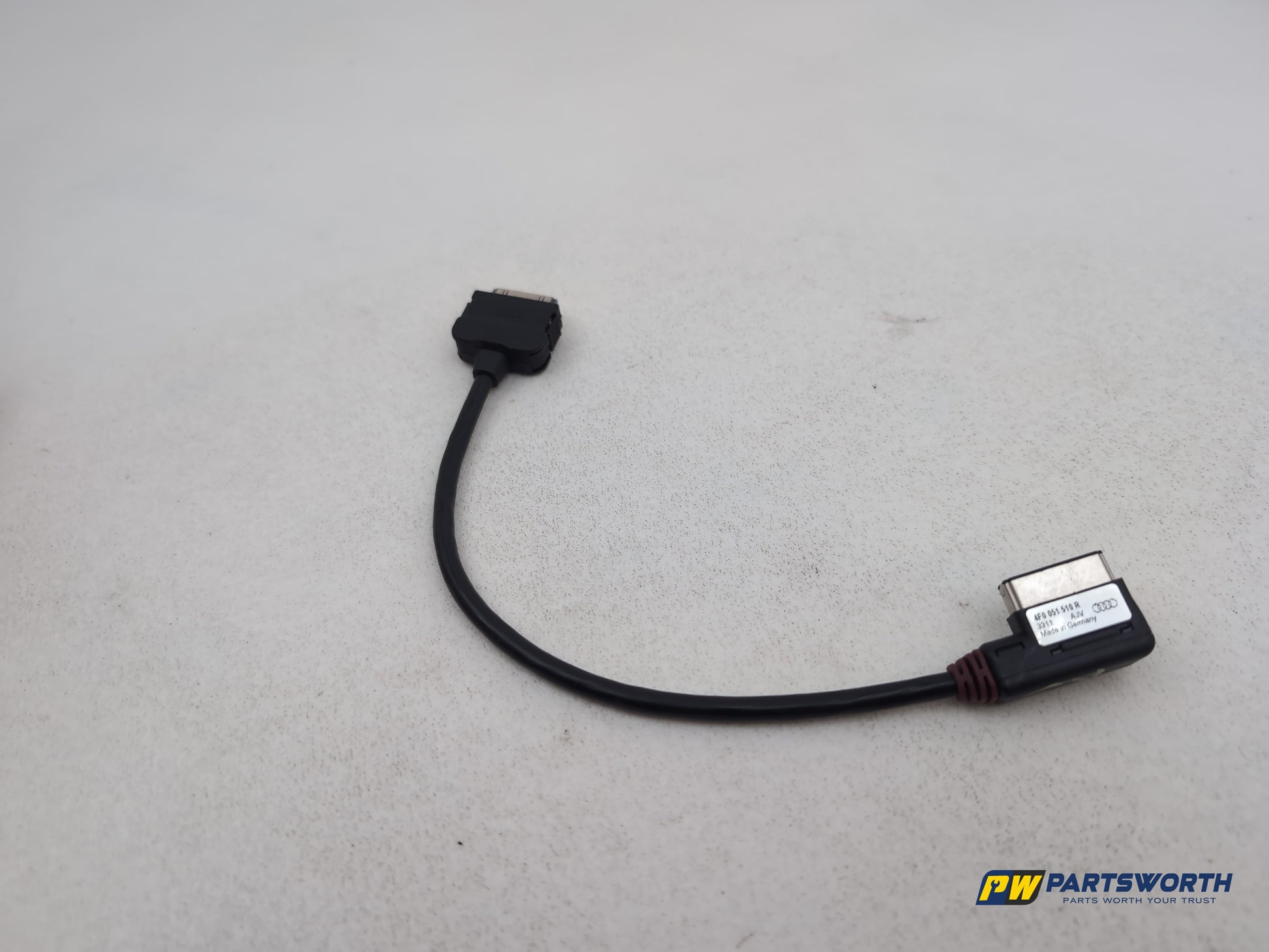 Audi A6 S Line Black Ed Tdi Quat Ipod Iphone Audio Connection Cable 4f0051510r - photo 2