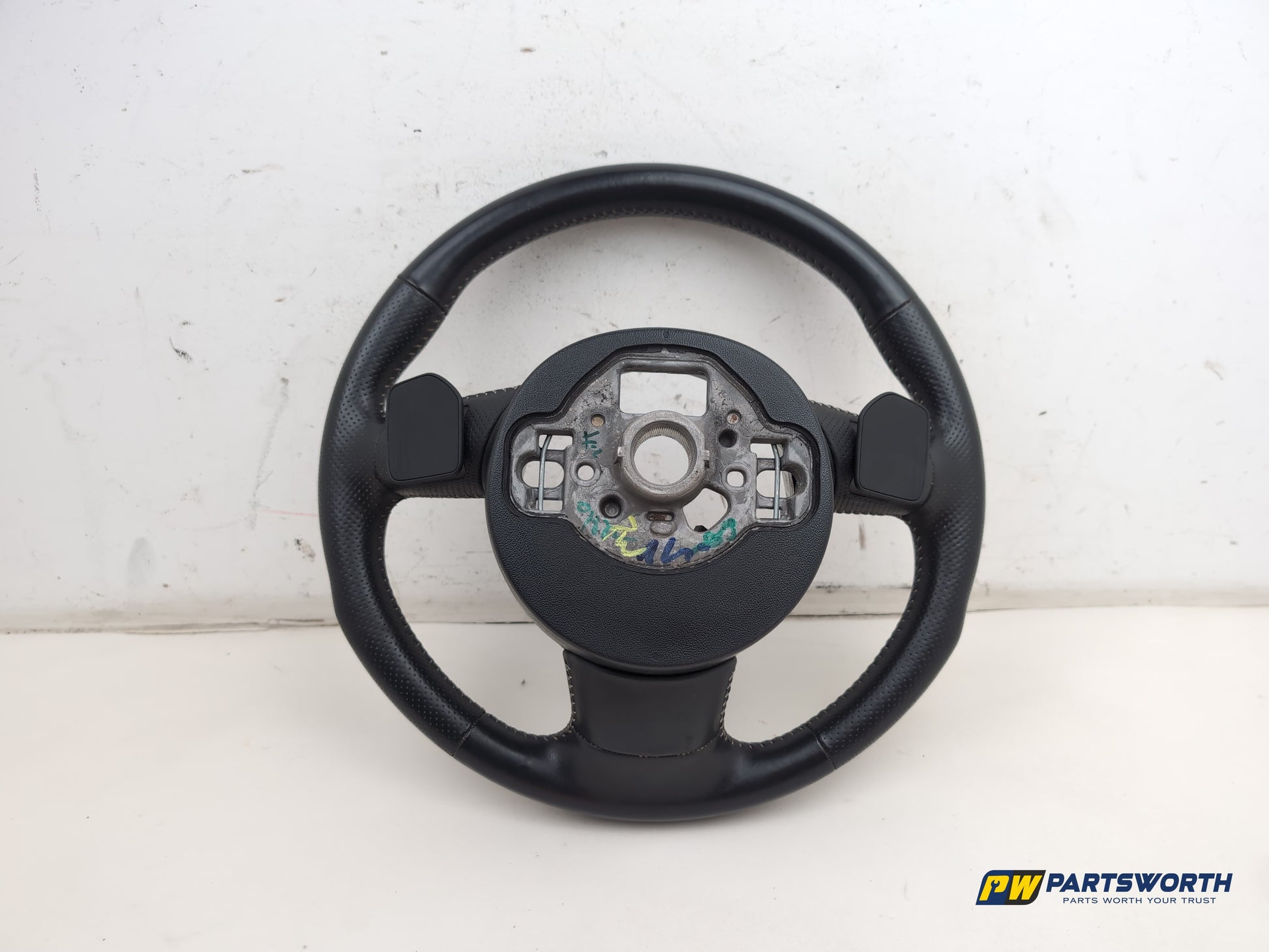 Audi A6 S Line Black Ed Tdi Multifunction Leather Steering Wheel 8x0419091m - photo 8