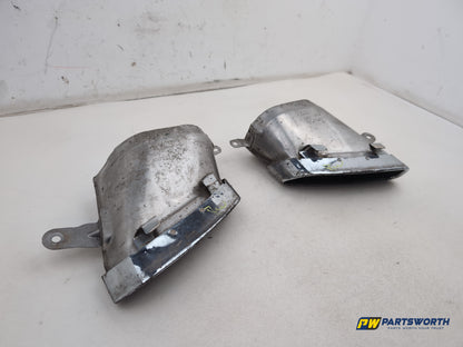 Audi A6 S Line Rear Exhaust Tips Left And Right Pair 4g0253825p 2014-2018 - photo 2