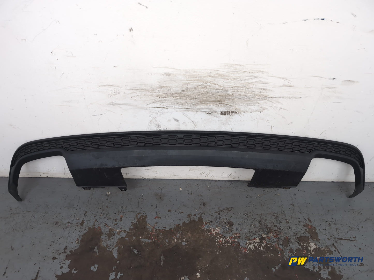 Audi A6 S Line Black Ed Tdi Quat Sa Rear Bumper Diffuser 4g0807521r 2014-2018 - photo 2