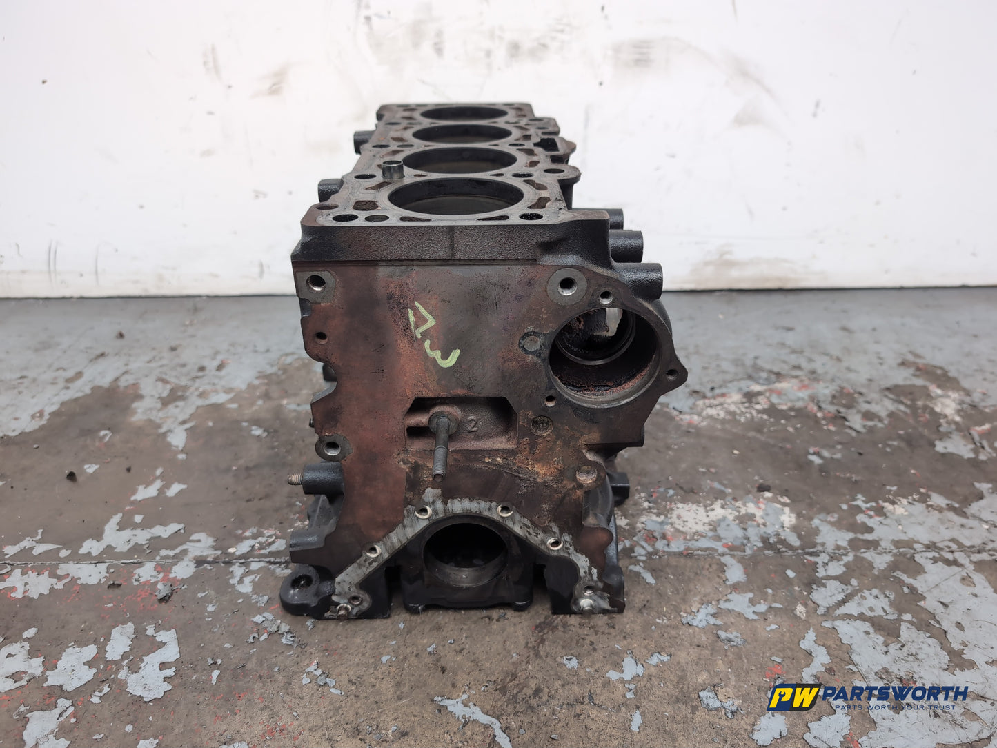 Audi Skoda Seat Vw 1.6l Diesel Manual Engine Block Cayc 03l103021bk - photo 2