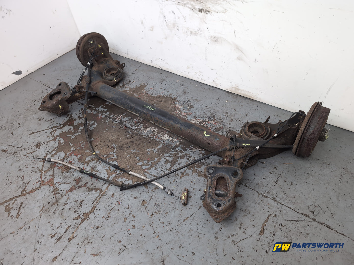 Vauxhall Corsa Se A 1.2l Petrol Axle Assembly Rear 2006-2014 - photo 2