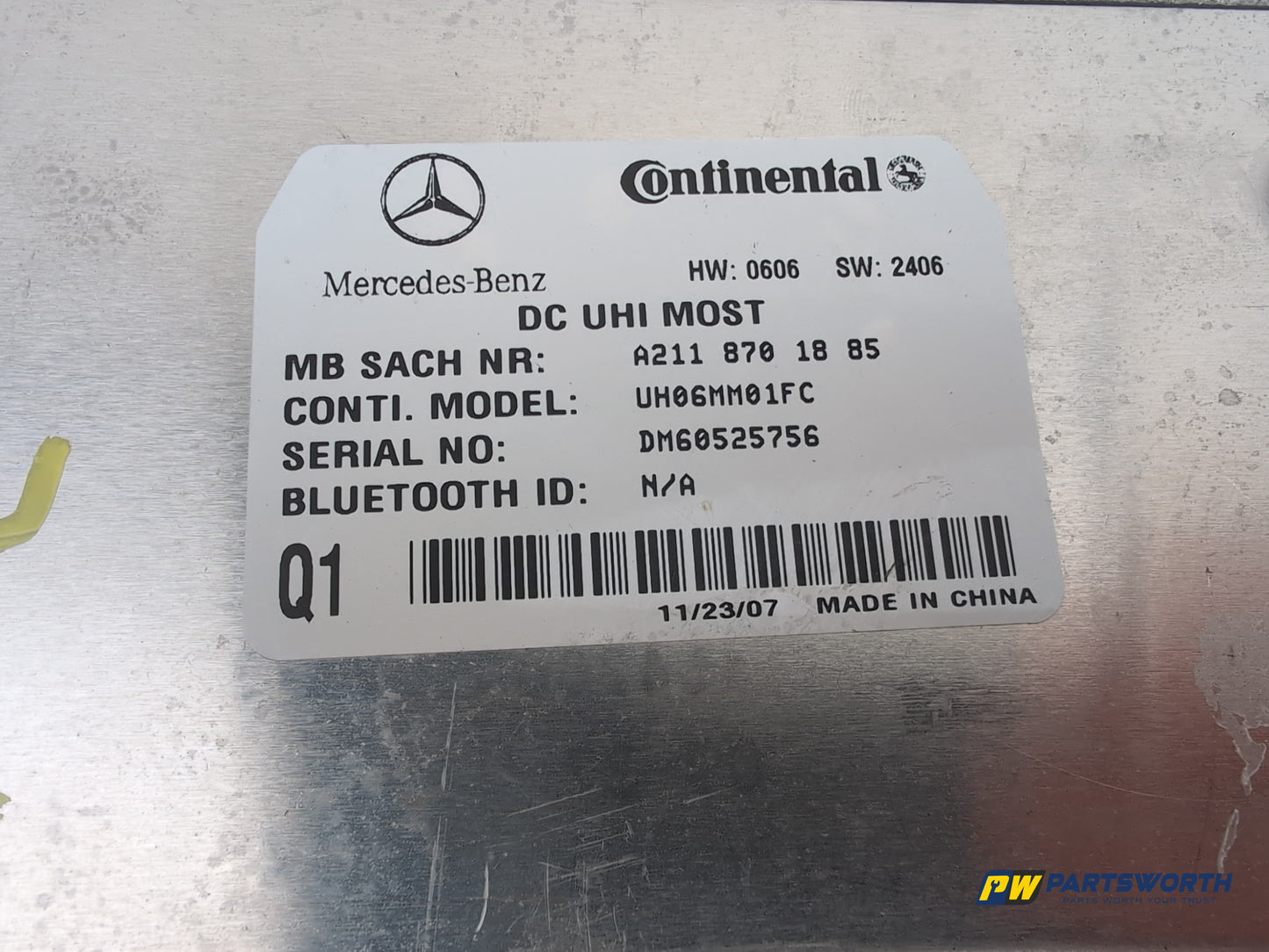 Mercedes R320 R-Class W251 Bluetooth Control Module Ecu A2118701885 2006-2013 - photo 2