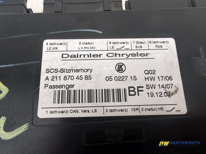 Mercedes R320 R-Class W251 Seat Control Module A2118704585 2006-2013 - photo 9
