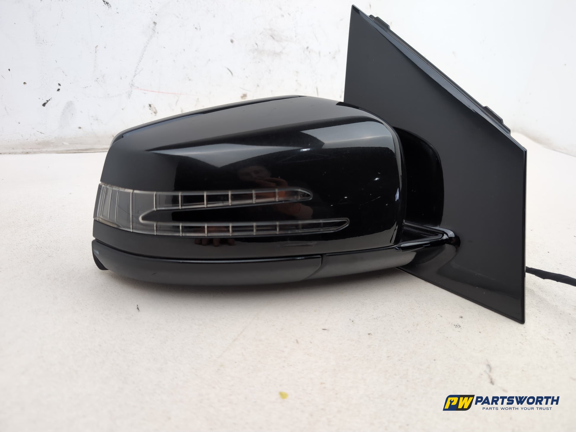 Mercedes-Benz B180 B-Class W246 Door Mirror Rh Driver Side Cosmos Black 191 - photo 2