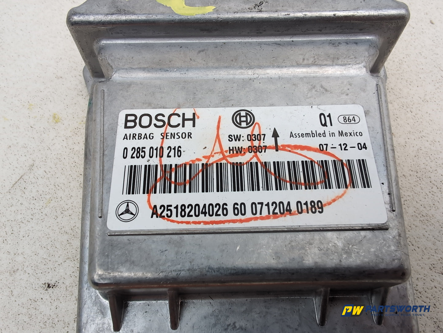 Mercedes R-Class W251 Airbag Control Module Ecu A2518204026 2006-2013 - photo 8
