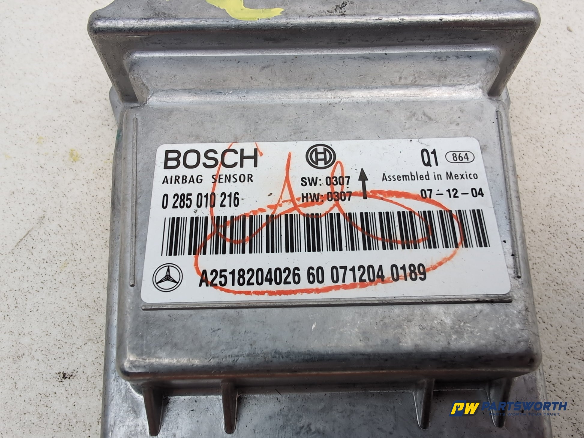 Mercedes R-Class W251 Airbag Control Module Ecu A2518204026 2006-2013 - photo 2