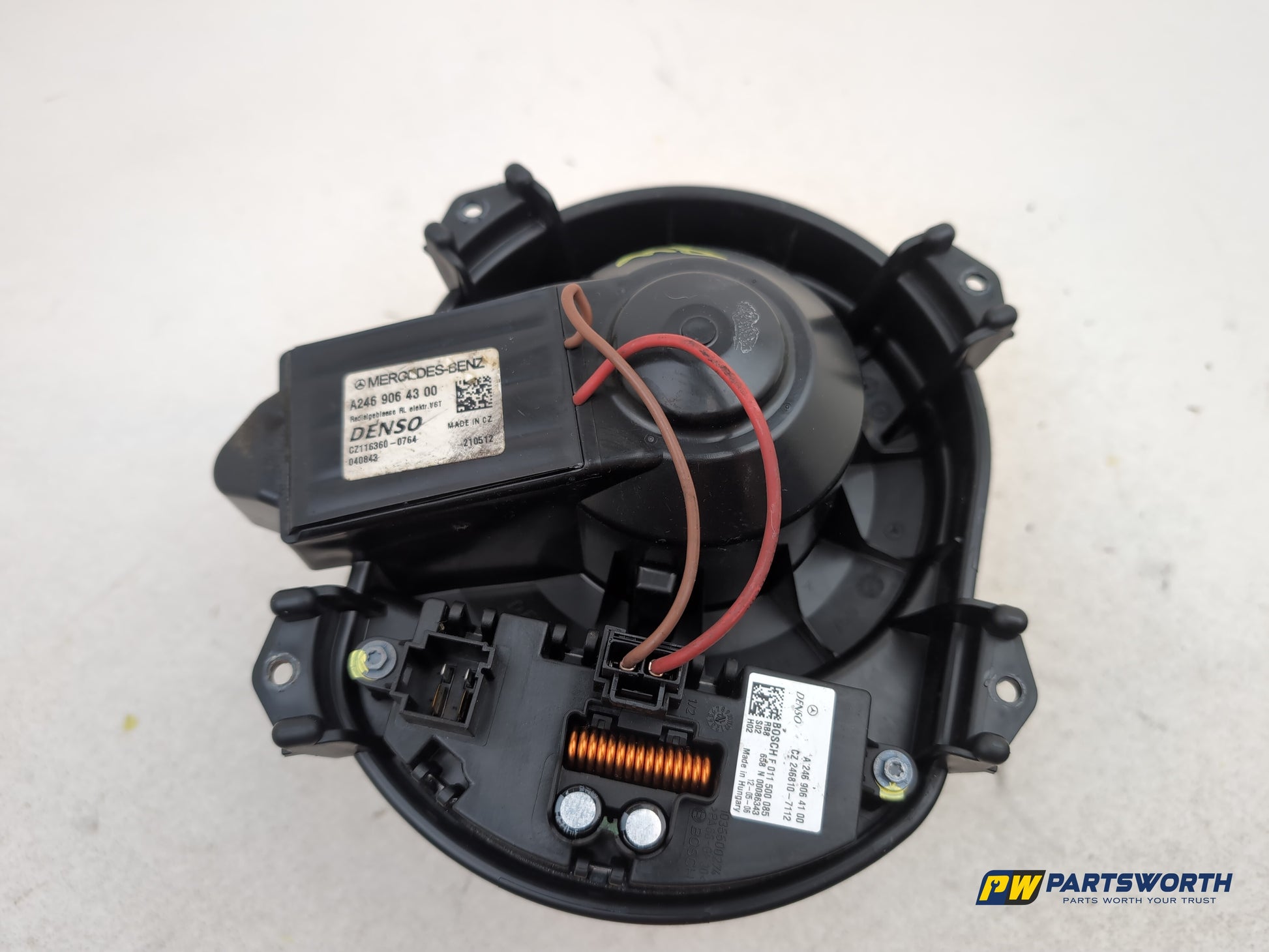 Mercedes-Benz B180 B-Class W246 Heater Blower Motor A2469064300 2011-2018 - photo 2