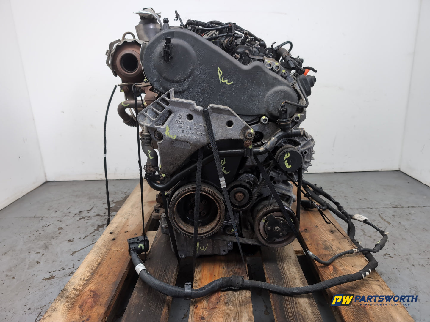 Vw Golf Passat Cc Tiguan 2.0l Diesel Manual Engine Cffb 128200 Miles 2009-2015 - photo 2
