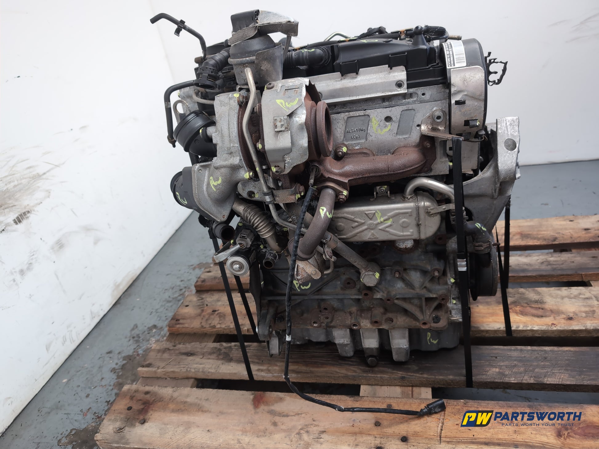 Vw Golf Passat Cc Tiguan 2.0l Diesel Manual Engine Cffb 128200 Miles 2009-2015 - photo 8