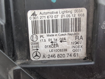 Mercedes-Benz B180 B-Class W246 Xenon Headlamp Rh Driver Side A2468207461 - photo 8