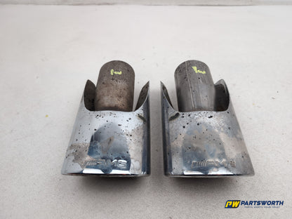 Mercedes R320 Sport Cdi R-Class W251 Rear Exhaust Pipe Tips Set Of 2 - photo 2