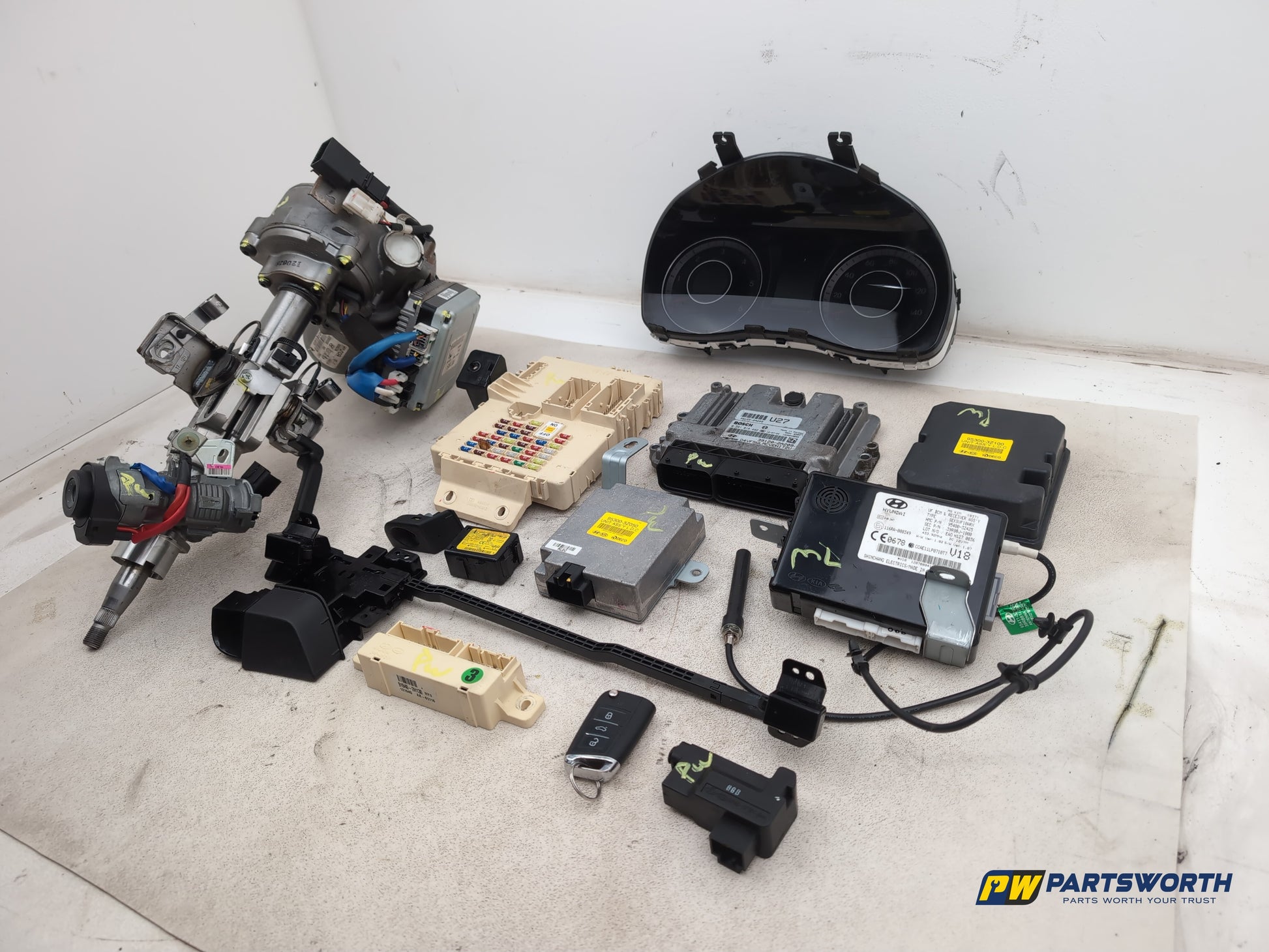 Hyundai I40 Style Manual 1.7l Diesel Engine Ecu Kit 391202a209 2011-2019 - photo 2