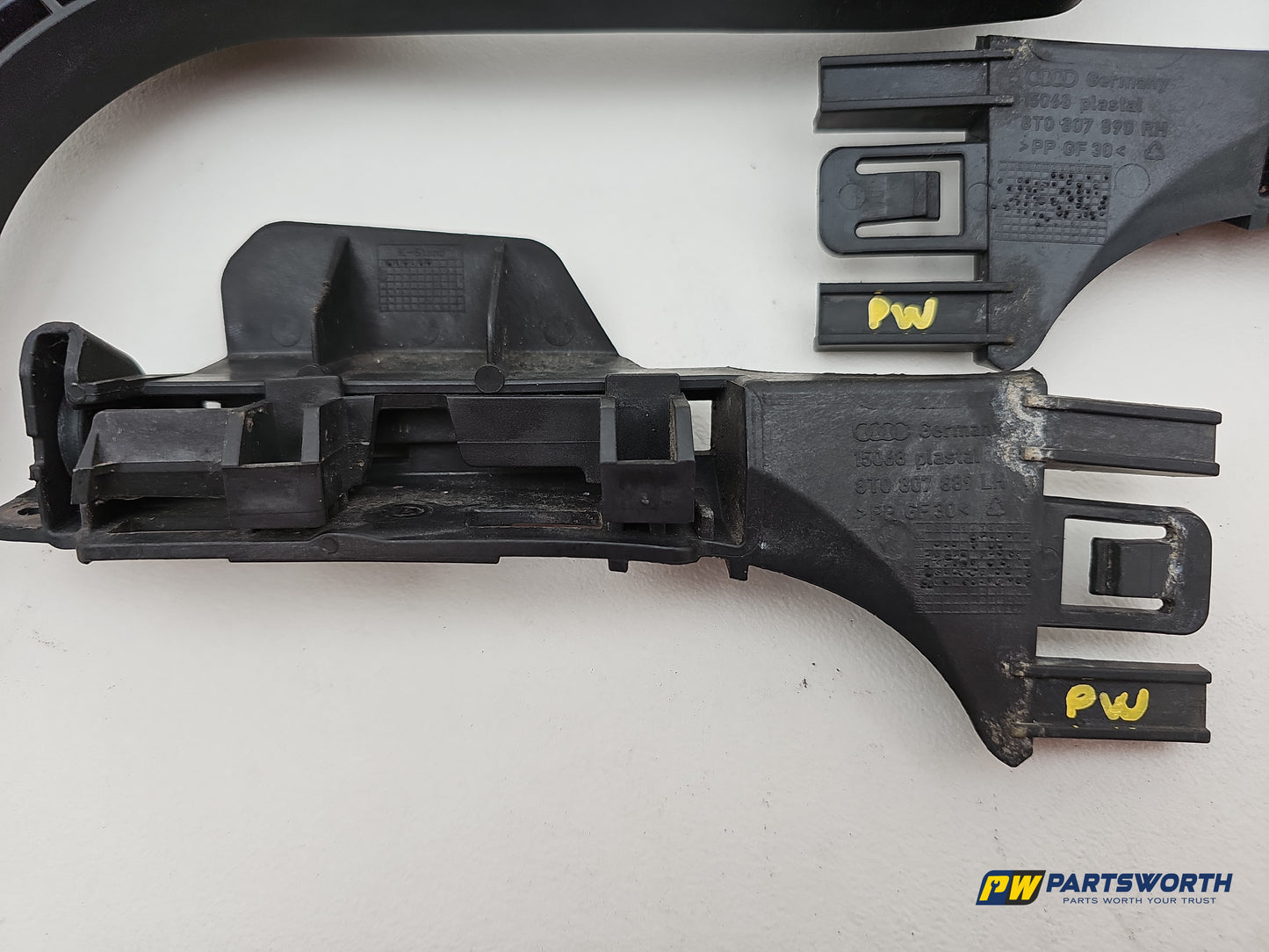 Audi A5 S Line Tdi Coupe Rear Bumper Bracket Holder Set 8t0807454 2011-2016 - photo 2