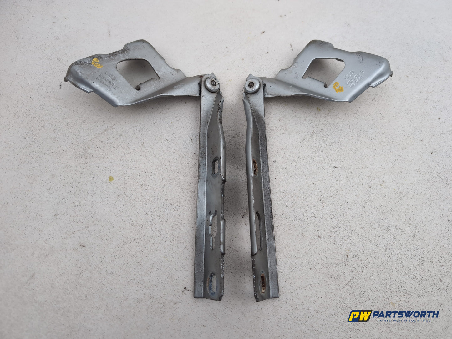 Audi A5 S Line Tdi Quattro Bonnet Hinges Ice Silver Lx7w 8t0823301e 2007-2016 - photo 2