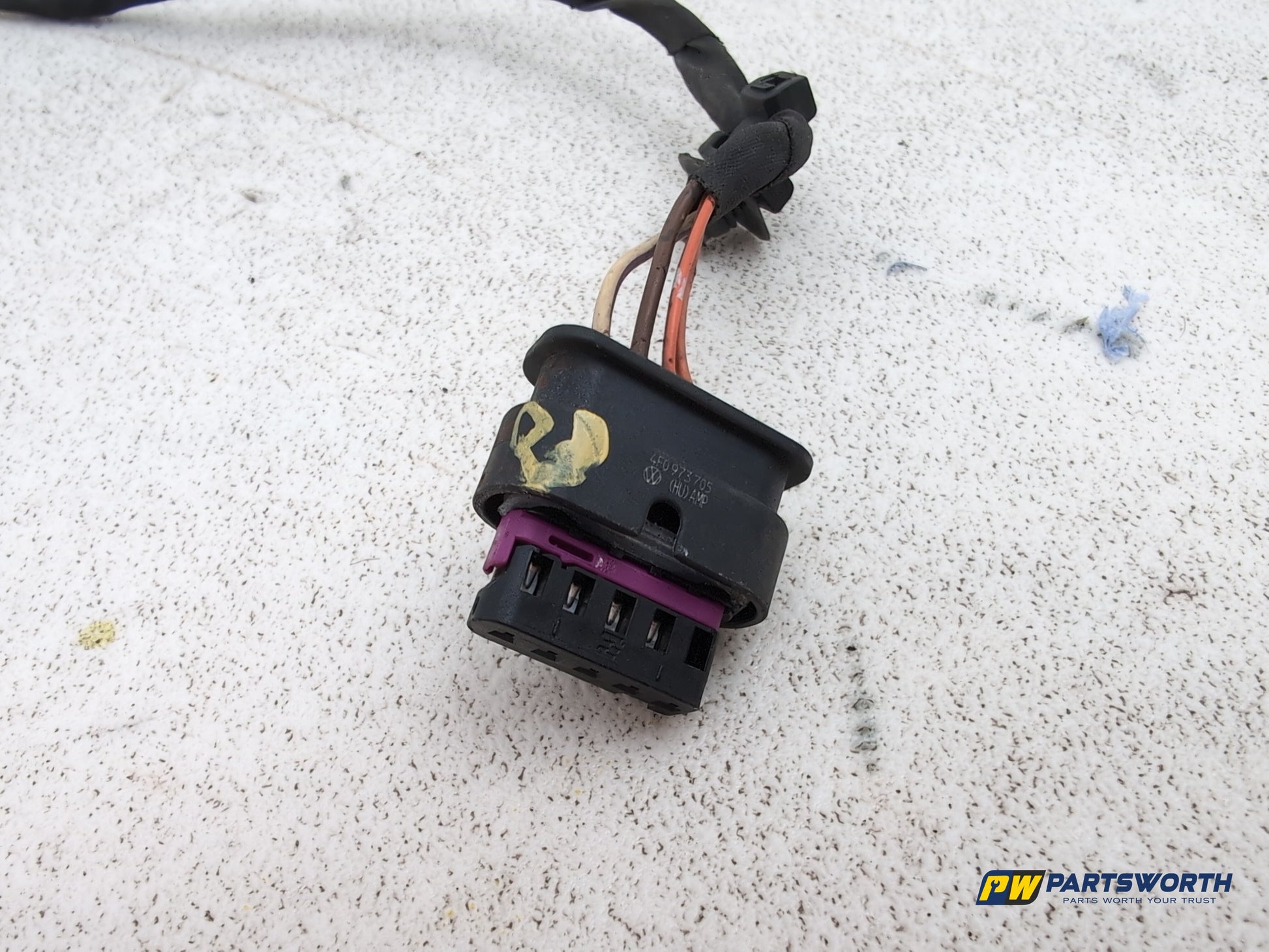 Audi A6 S Line Black Ed Headlight Wiring Connector Plugs 3c0973737 2011-2018 - photo 2