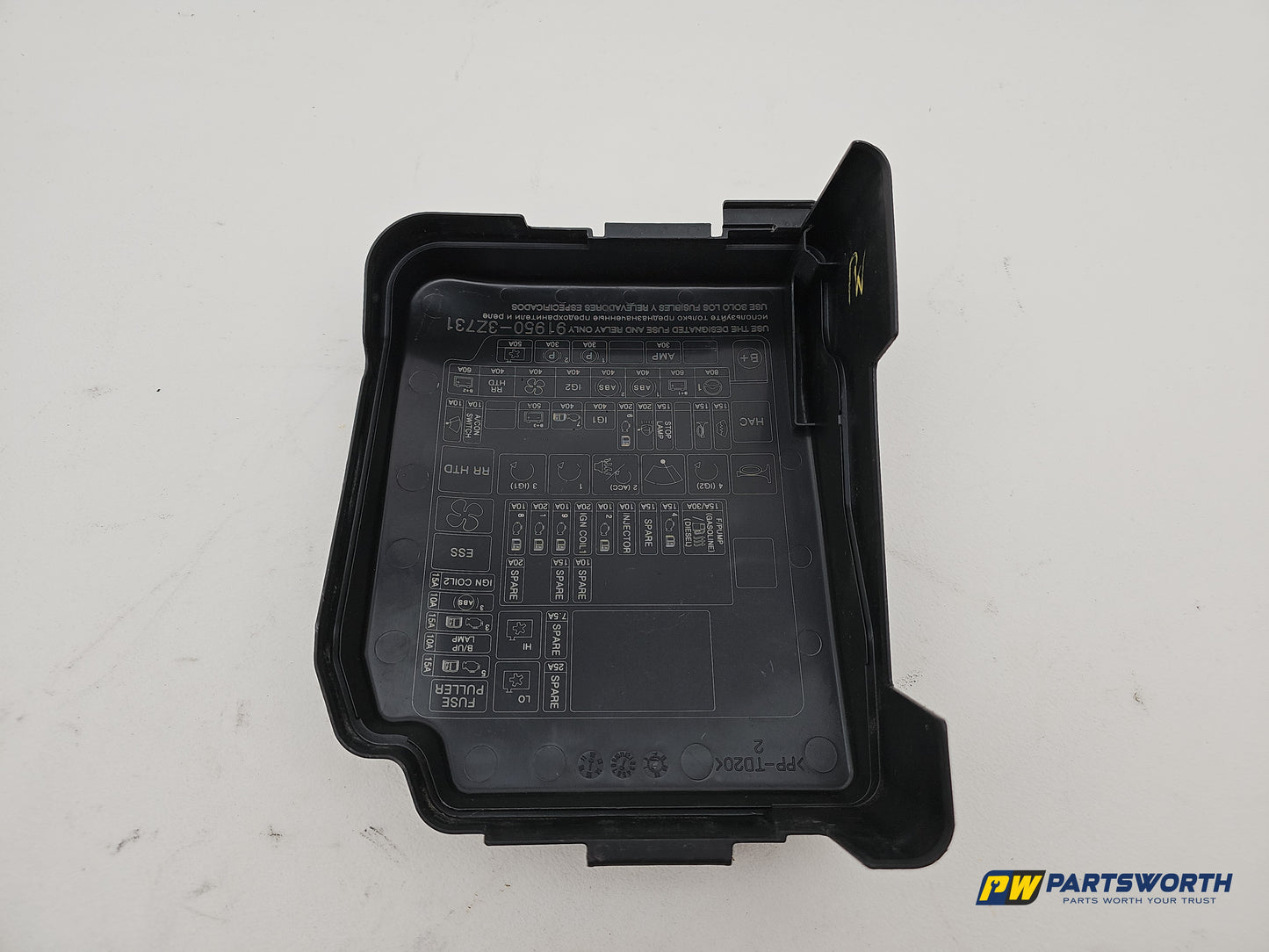 Hyundai I40 Style Blue Drive Crdi Fuse Box Lid Cover 919503z731 2011-2019 - photo 2