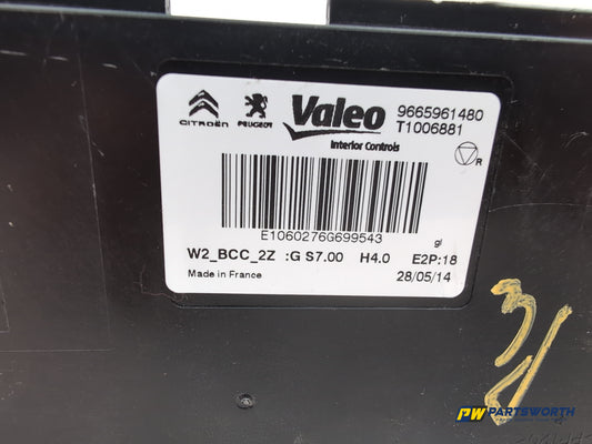 Peugeot 508 Active Comfort Heater Control Module Ecu 9665961480 2011-2018 - photo 2