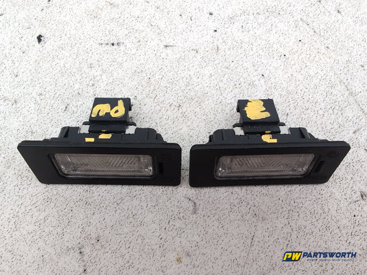 Audi A4 S Line Tdi Rear Number Plate Registration Lights 8t0943021 2007-2015 - photo 2