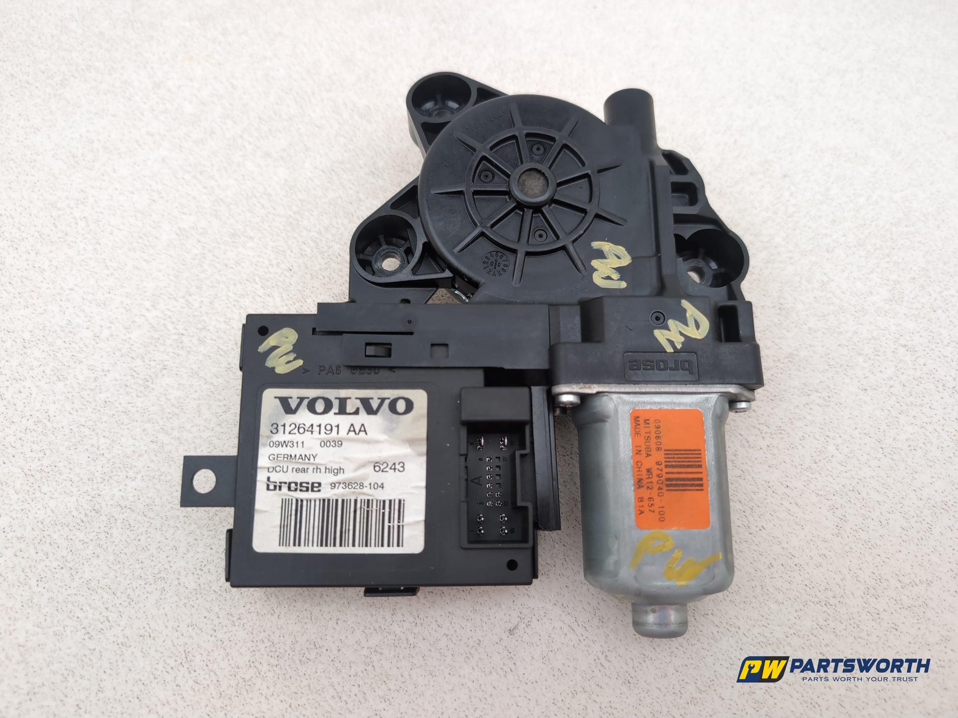 Door Rear Window Regulator RH 1