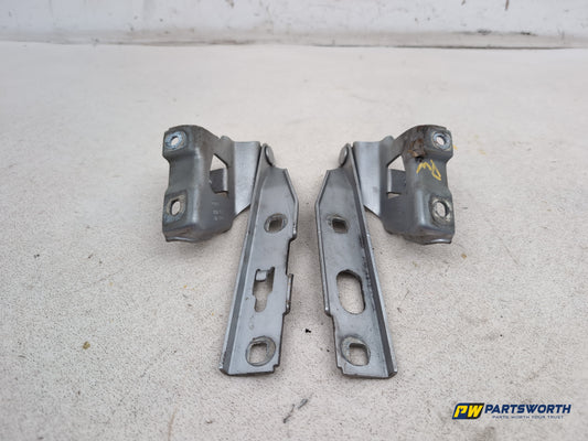 Audi A4 S Line Tdi Auto Bonnet Hinges Pair Ice Silver Lx7w 8k0823302b 2007-2015