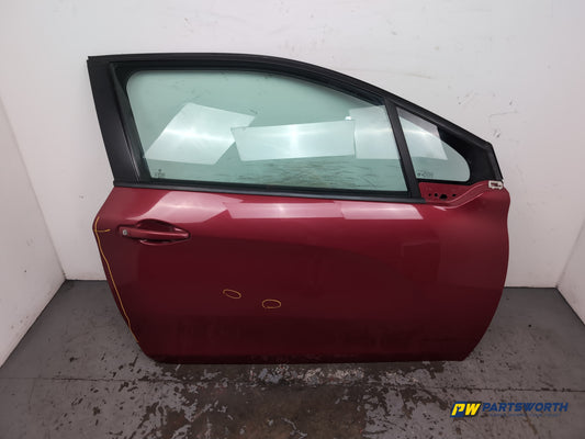 Peugeot 208 Style Hatchback Door Front Rh Driver Side Elixir Red Epyd 2012-2019