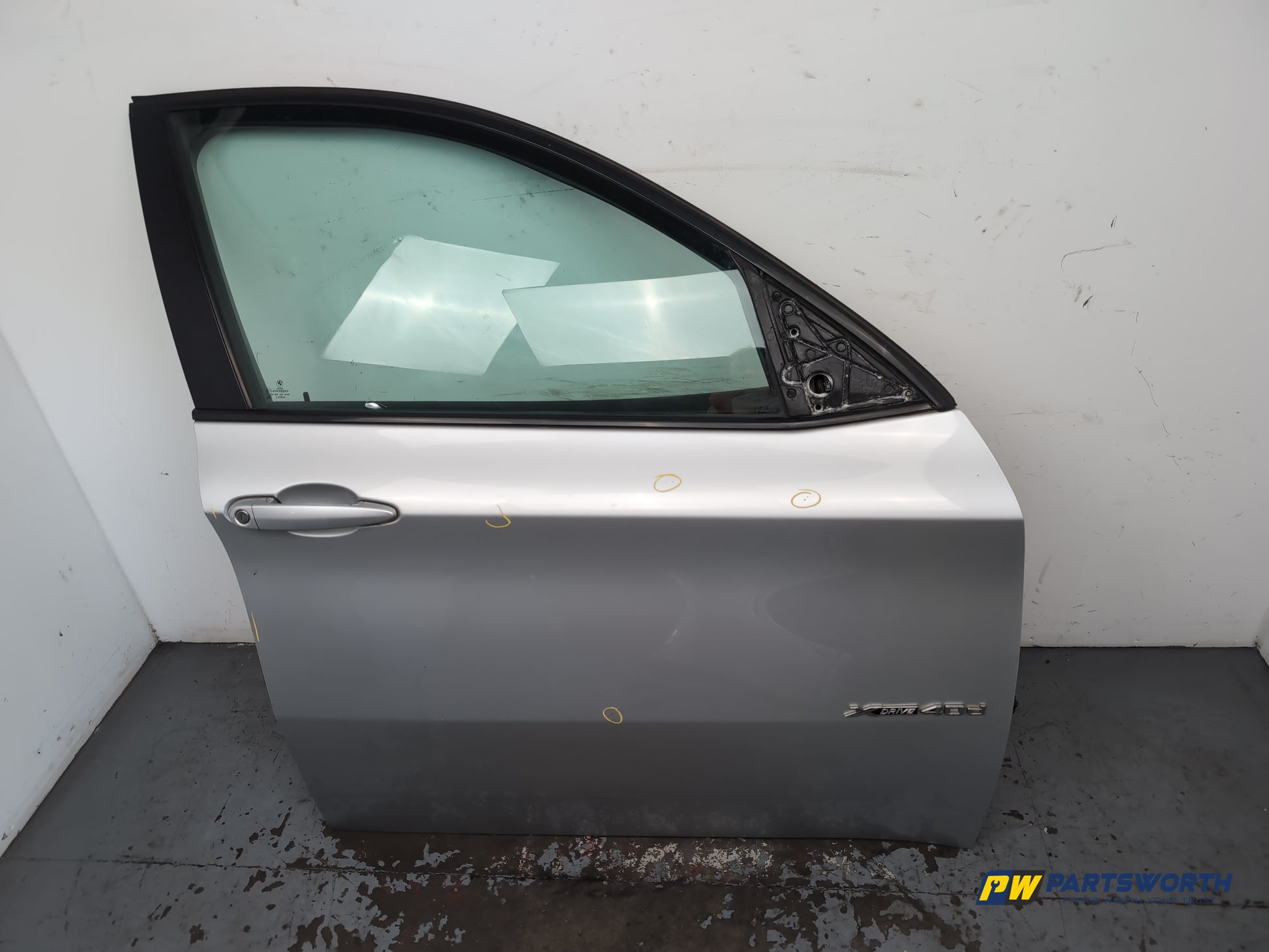 Bmw X6 Xdrive 40d E71 Suv Coupe Door Front Driver Side Titansilber Mettalic 354
