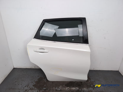 Nissan Pulsar Tekna Dig-T Hatchback Door Rear Rh Driver Side Pearl White Qab