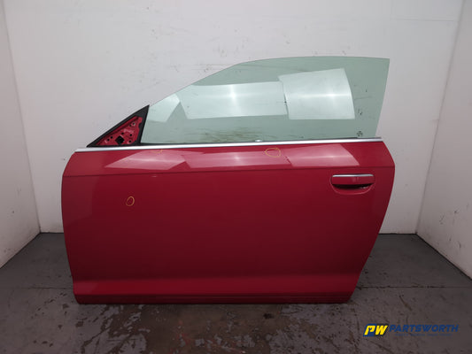 Audi A3 Sport Tdi Convertible Door Front Lh Passenger Side Brilliant Red Ly3j