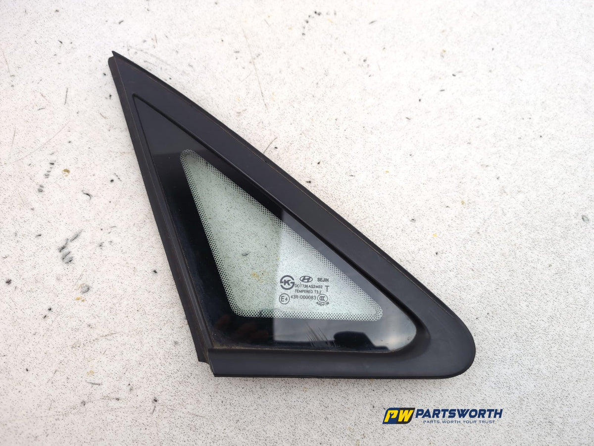 Door Glass Quarter Light Rear LH 1